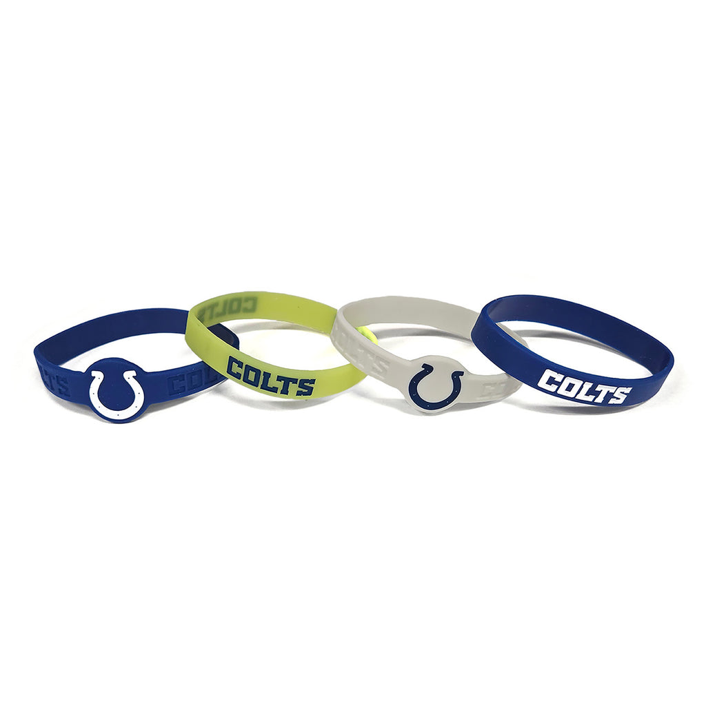 Indianapolis Colts Bracelets 4 Pack Silicone