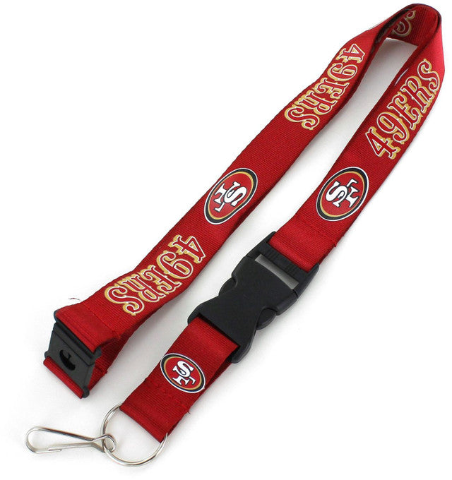 San Francisco 49ers Lanyard Red