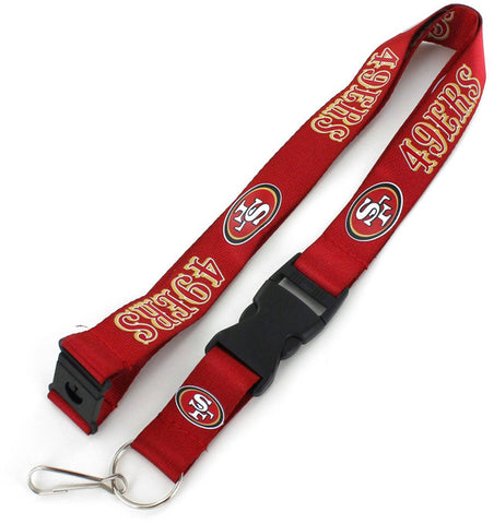 San Francisco 49ers Lanyard Red