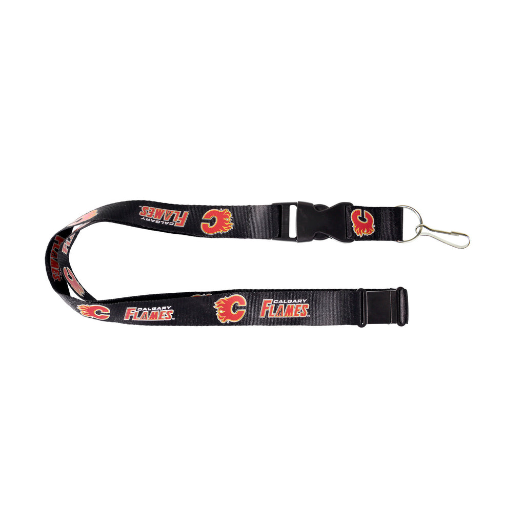 Calgary Flames Lanyard Black Special Order