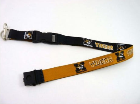 Missouri Tigers Lanyard Reversible