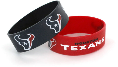 Houston Texans Bracelets 2 Pack Wide