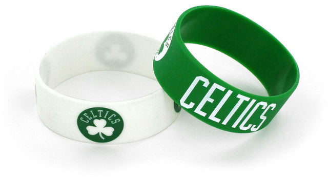 Boston Celtics Bracelets 2 Pack Wide