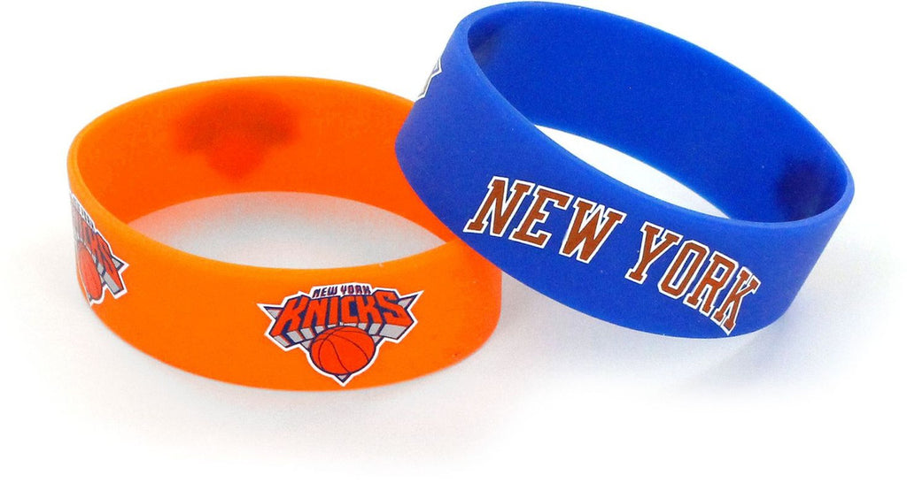 New York Knicks Bracelets 2 Pack Wide Special Order