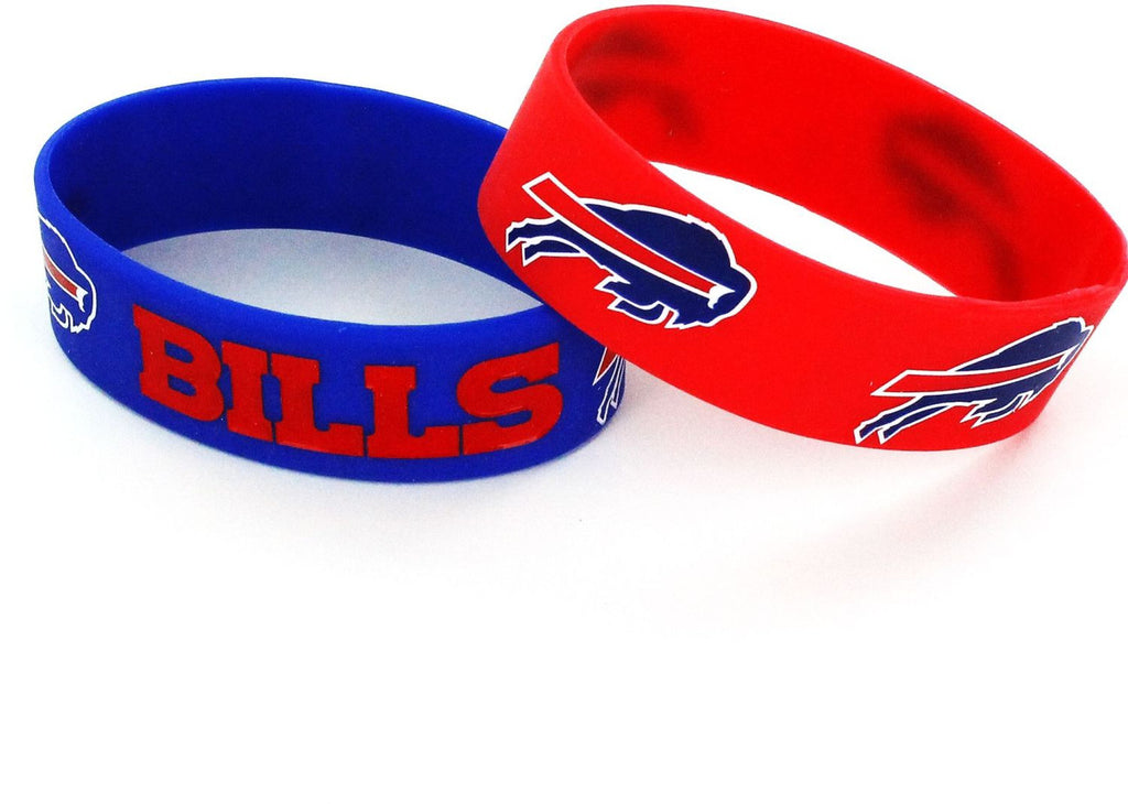 Buffalo Bills Bracelets 2 Pack Wide