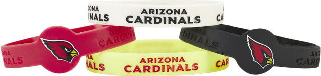 Arizona Cardinals Bracelets 4 Pack Silicone