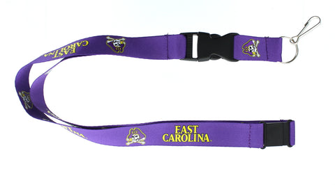 East Carolina Pirates Lanyard Purple Special Order