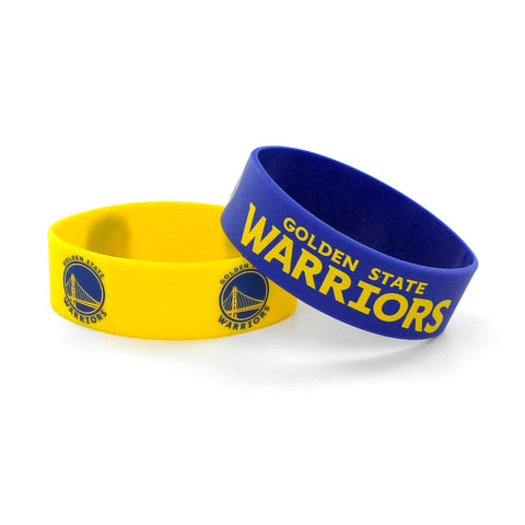 Golden State Warriors Bracelets 2 Pack Wide