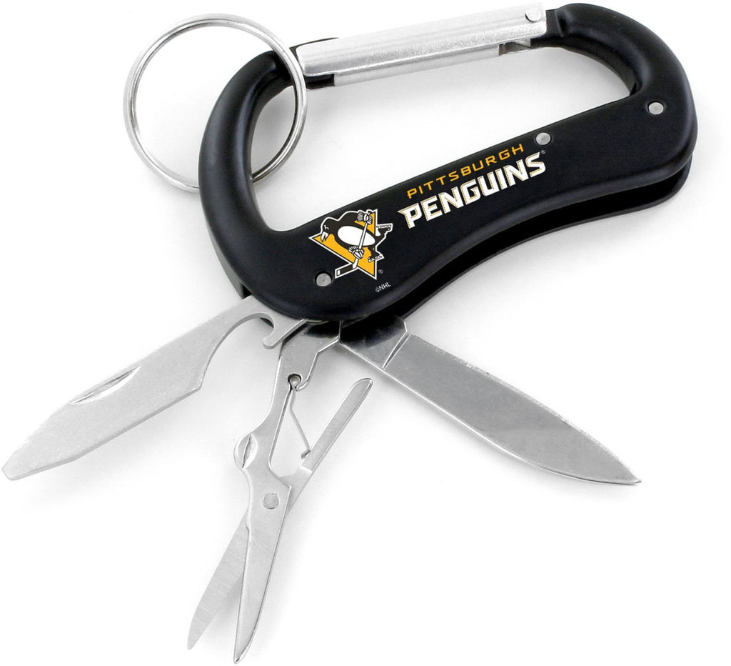 Pittsburgh Penguins Keychain Multi Tool Carabiner Special Order