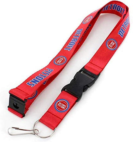 Detroit Pistons Lanyard Red Special Order