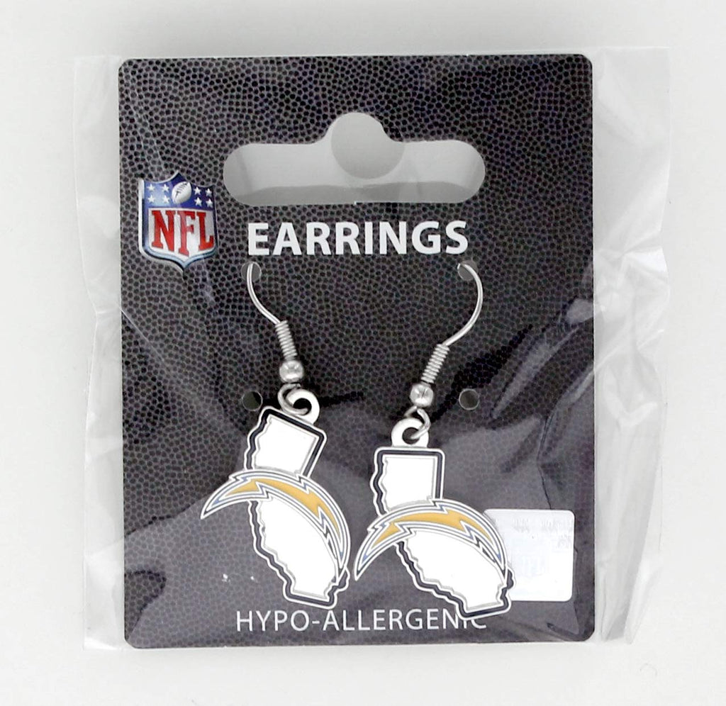 Los Angeles Chargers Earrings State Design Special Order