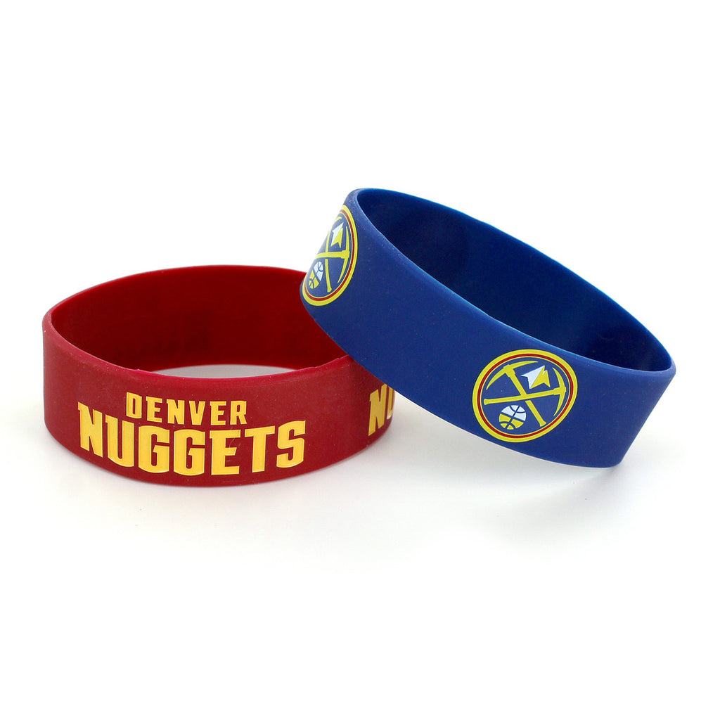Denver Nuggets Bracelets 2 Pack Wide