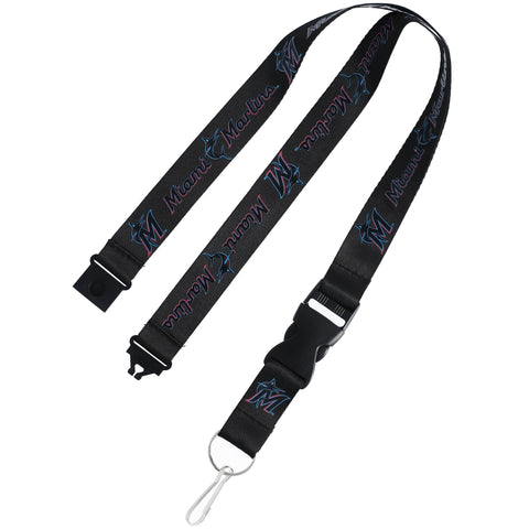 Miami Marlins Lanyard Black