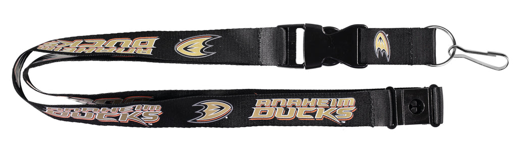 Anaheim Mighty Ducks Lanyard Black Special Order