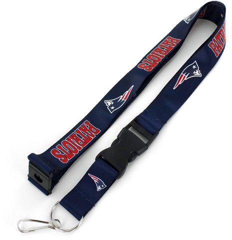 New England Patriots Lanyard Blue