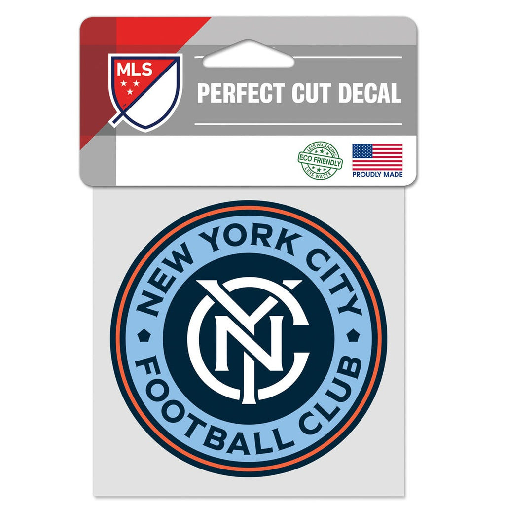 New York City FC Decal 4x4 Perfect Cut Color