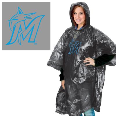 Miami Marlins Rain Poncho Special Order