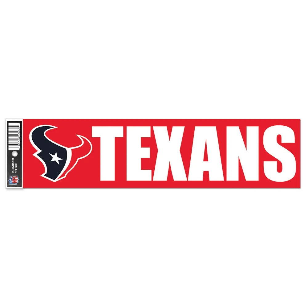 Houston Texans Decal Bumper Sticker Special Order