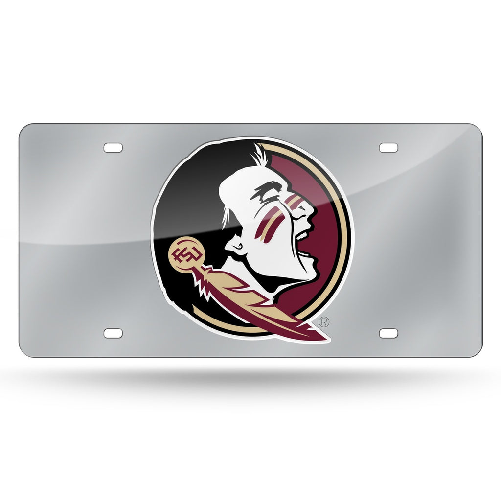 Florida State Seminoles License Plate Laser Cut Silver Special Order