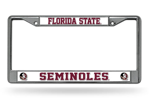 Florida State Seminoles License Plate Frame Chrome