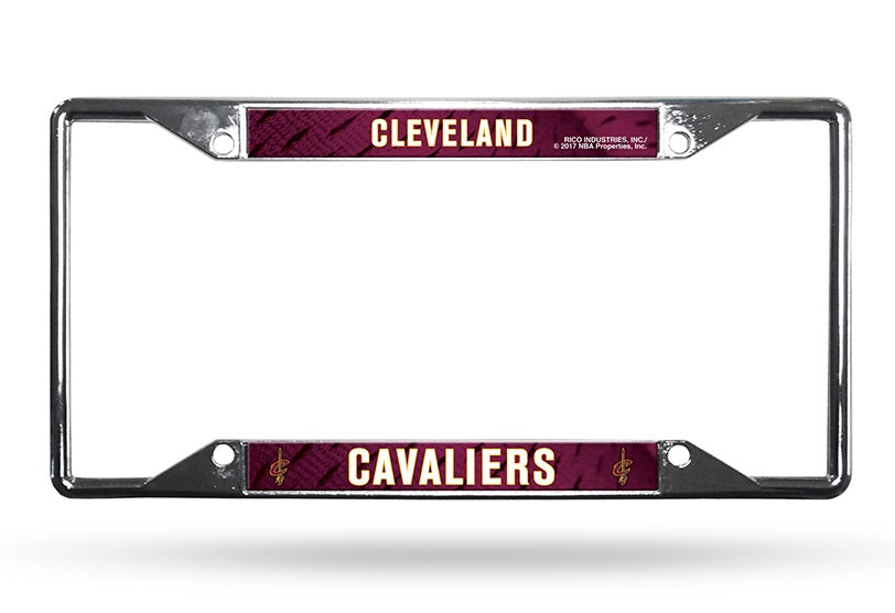 Cleveland Cavaliers License Plate Frame Chrome EZ View Special Order