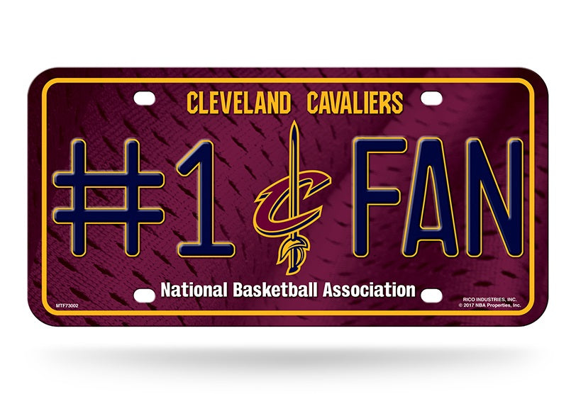 Cleveland Cavaliers License Plate #1 Fan C Logo Special Order