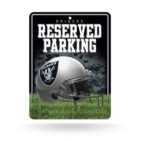 Las Vegas Raiders Sign Metal Parking Alternate Special Order