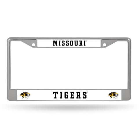 Missouri Tigers License Plate Frame Chrome Special Order