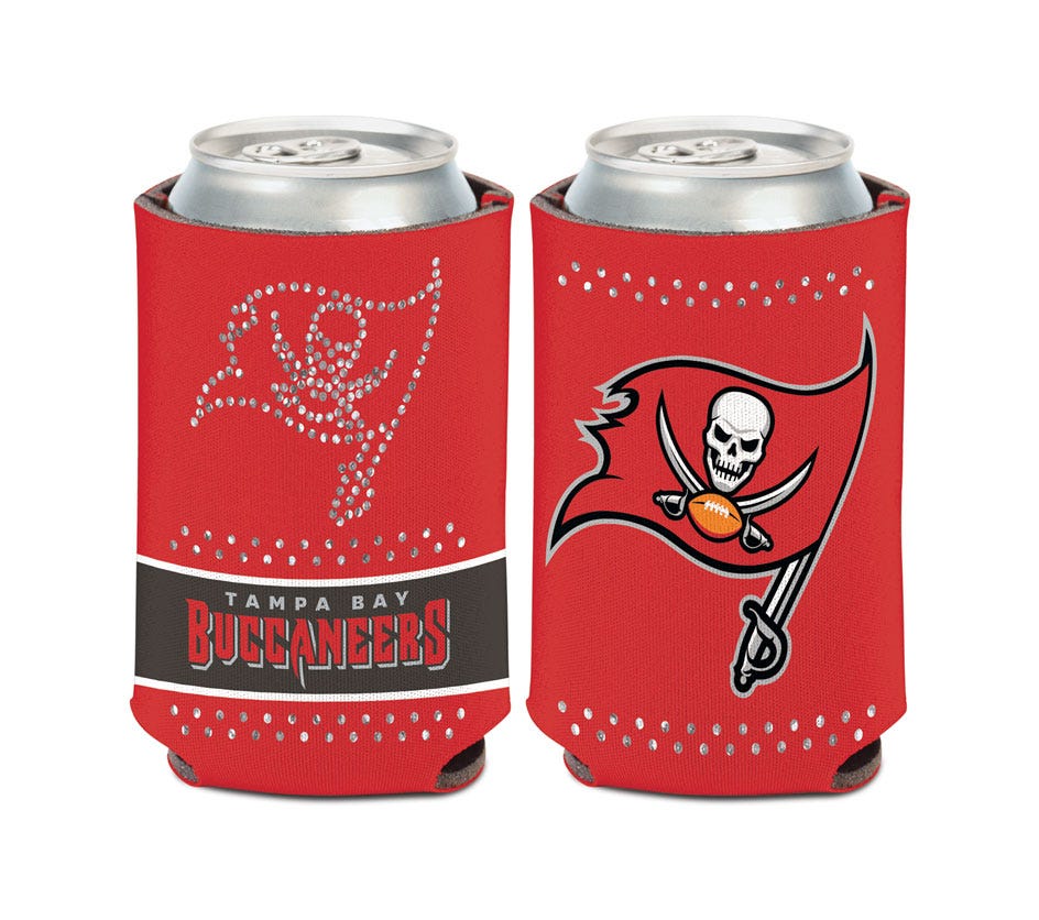 Tampa Bay Buccaneers Can Cooler Bling Special Order