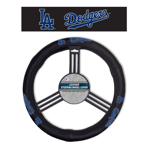 Los Angeles Dodgers Steering Wheel Cover Leather