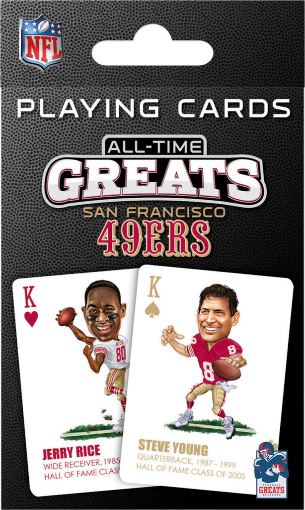 San Francisco 49ers Playing Cards All Time Greats