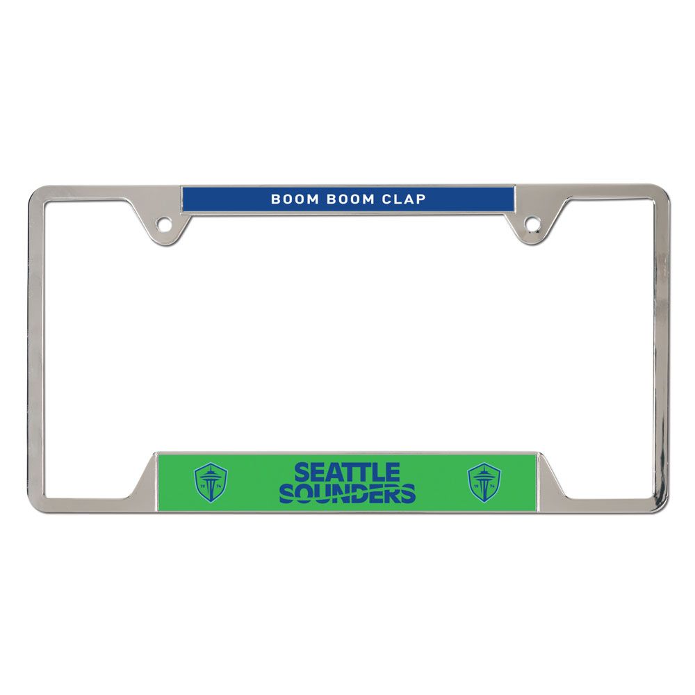 Seattle Sounders FC License Plate Frame Metal