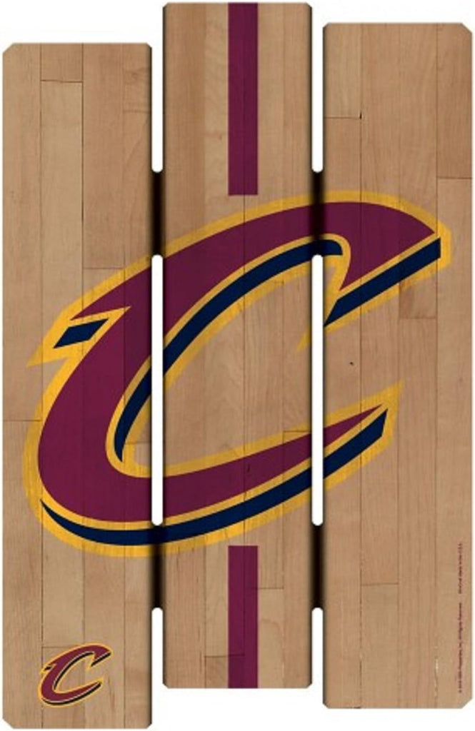 Cleveland Cavaliers Sign 11x17 Wood Fence Style
