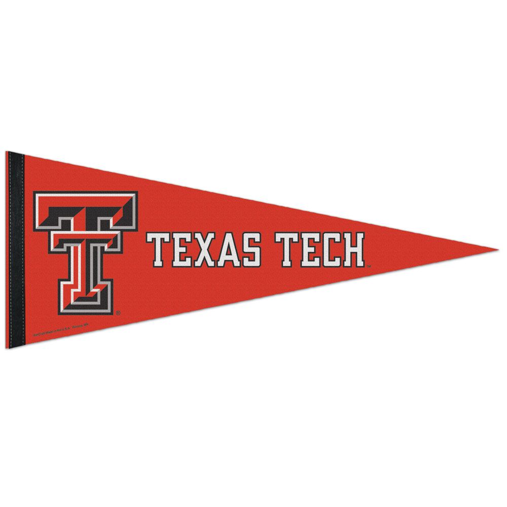 Texas Tech Red Raiders Pennant 12x30 Premium Style Special Order