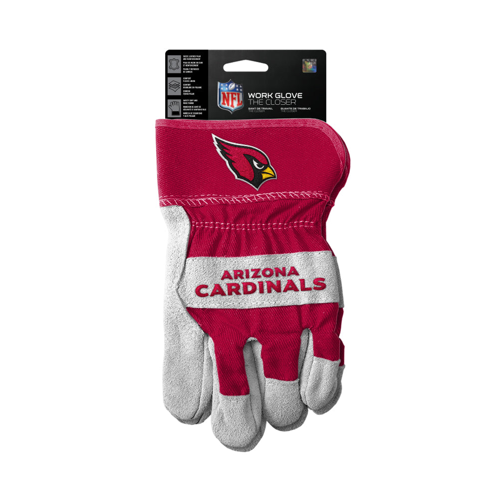 Arizona Cardinals Gloves Work Style The Closer Design