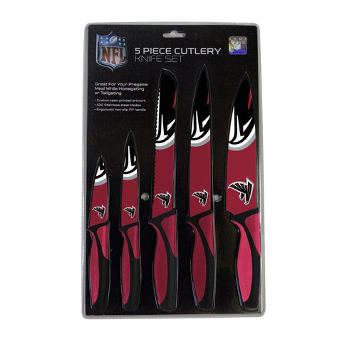 Atlanta Falcons Knife Set Kitchen 5 Pack