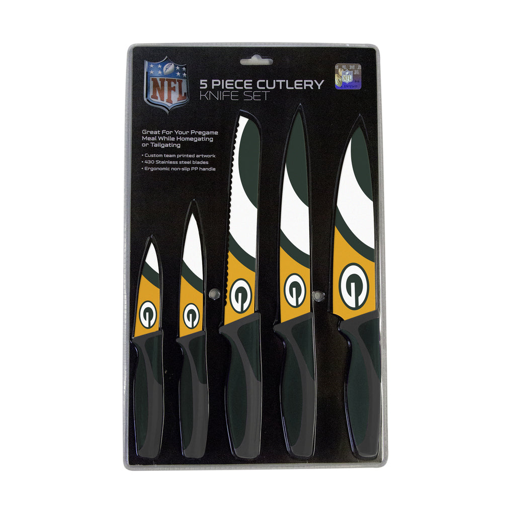 Green Bay Packers s Knife Set Kitchen 5 Pack