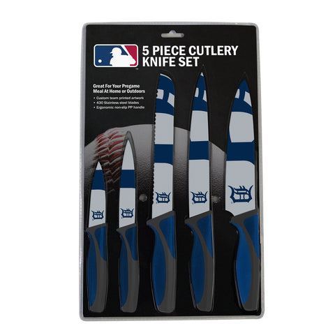 Detroit Tigers Knife Set Kitchen 5 Pack Special Order