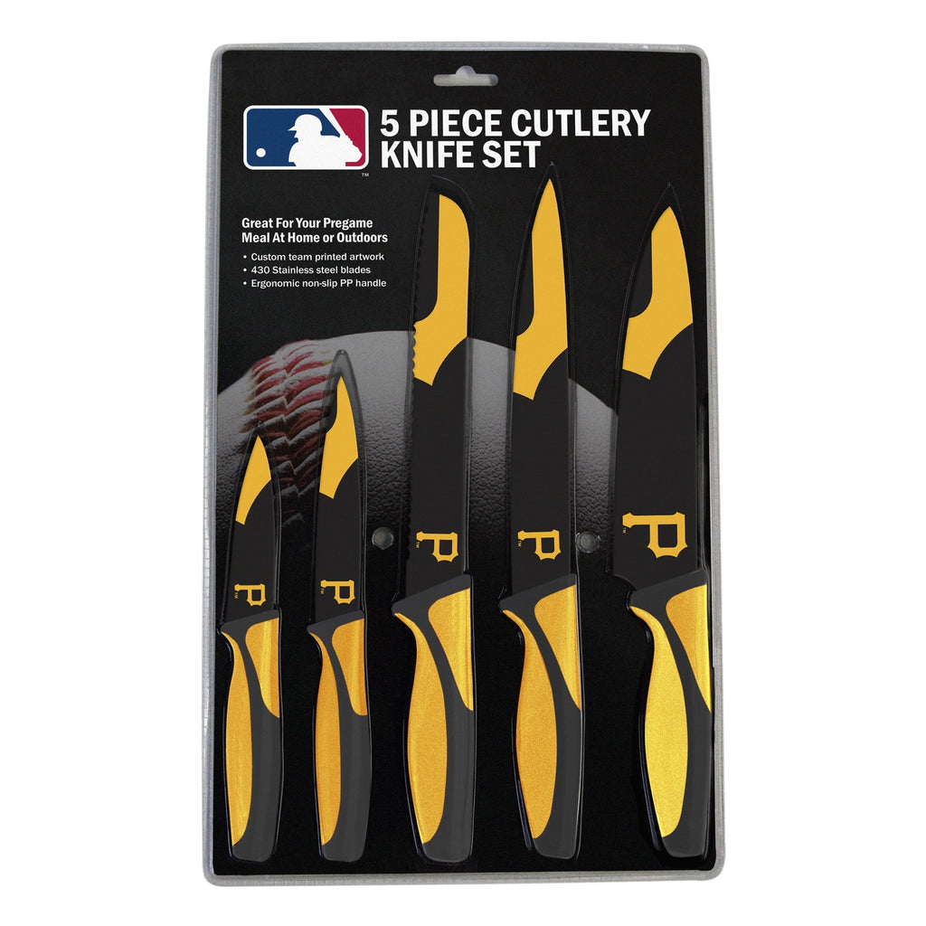 Pittsburgh Pirates Knife Set Kitchen 5 Pack Special Order