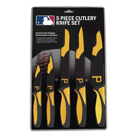 Pittsburgh Pirates Knife Set Kitchen 5 Pack Special Order