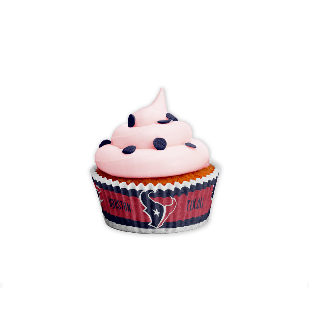 Houston Texans Baking Cups Large 50 Pack
