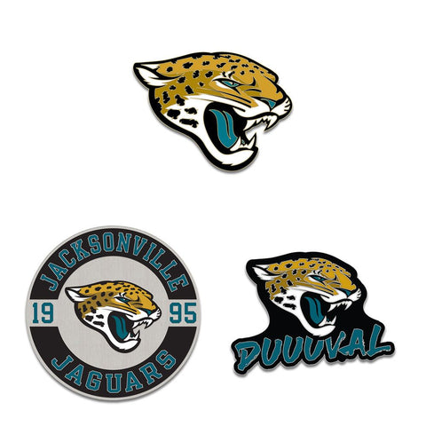 Jacksonville Jaguars Enamel Pin Set 3 Piece