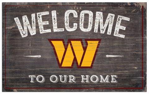 Washington Huskies Commanders Sign Wood 6x12 Welcome To Our Home Design