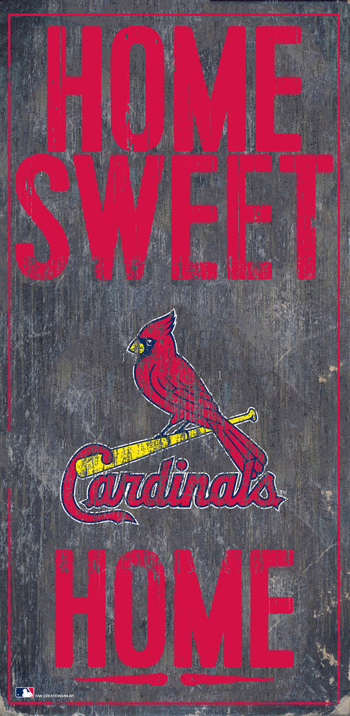 Arizona Cardinals Saint (St.) Louis Sign Wood 6x12 Home Sweet Home Design