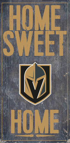 Las Vegas Golden Knights Sign Wood 6x12 Home Sweet Home Design