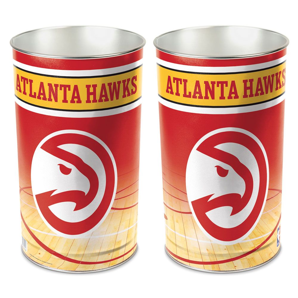 Atlanta Hawks Wastebasket 15 Inch Periodic Restock