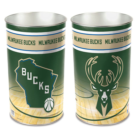 Milwaukee Bucks Wastebasket 15 Inch Periodic Restock