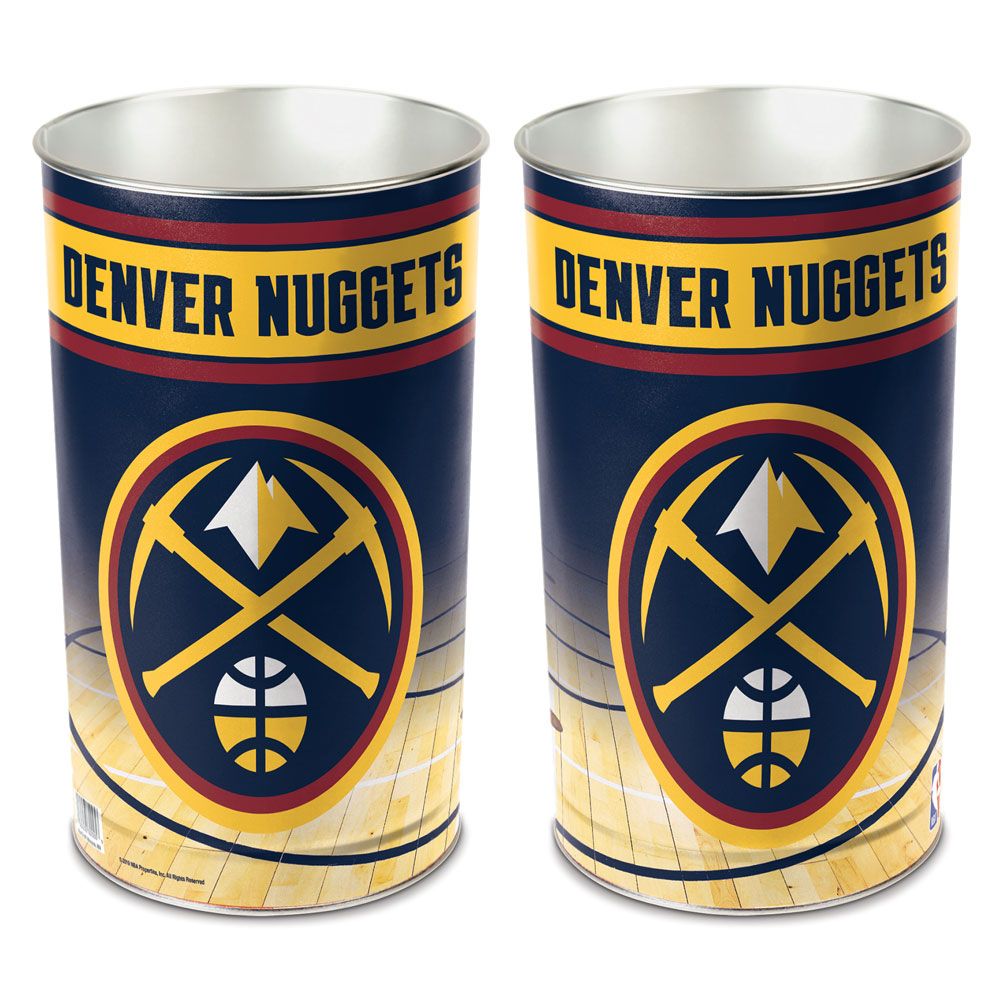 Denver Nuggets Wastebasket 15 Inch Special Order