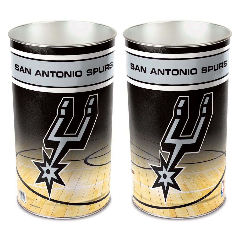 San Antonio Spurs Wastebasket 15 Inch Periodic Restock