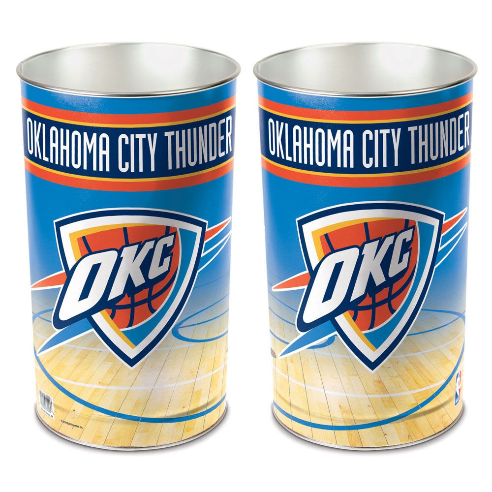 Oklahoma City Thunder Wastebasket 15 Inch Periodic Restock